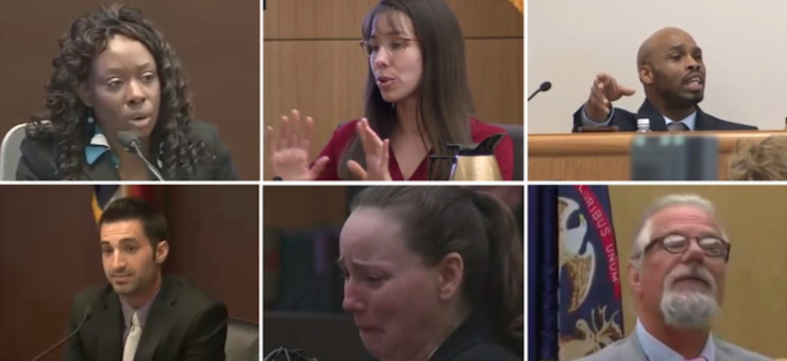 Facial expressions and hand gesture of liars in court