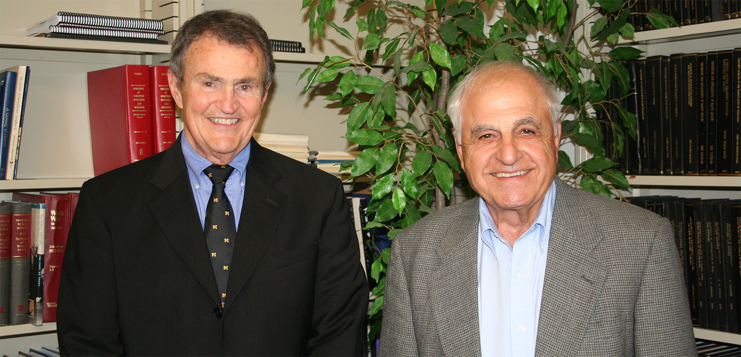 Nino Masnari and George Haddad in 2009