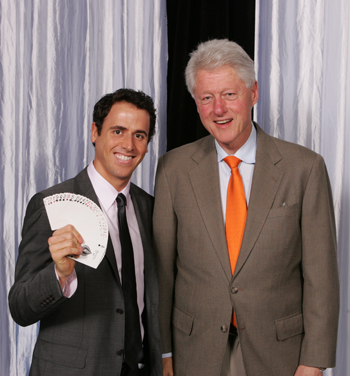 Pearlman with Bill Clinton