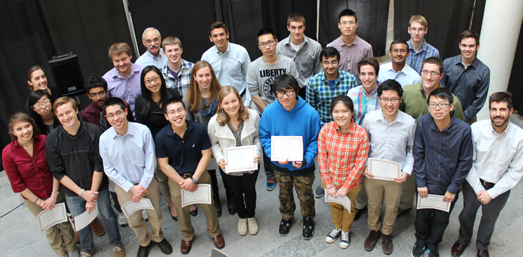 undergraduate student award winners