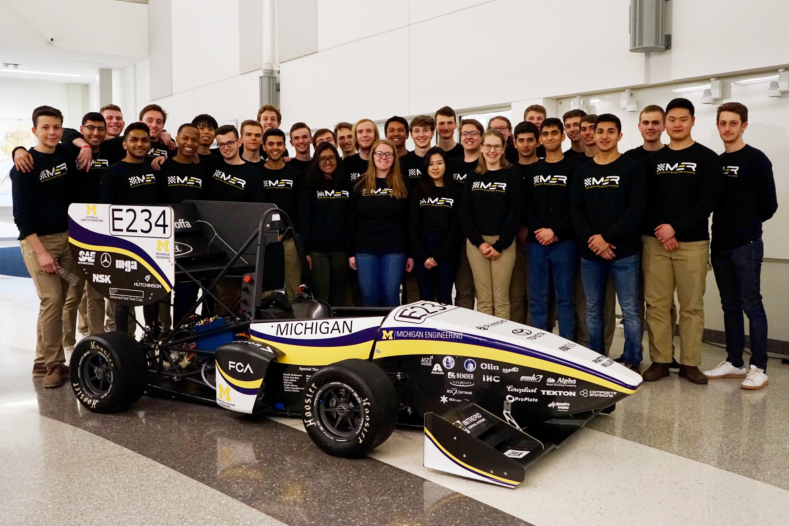 The Michigan Electric Racing Team.