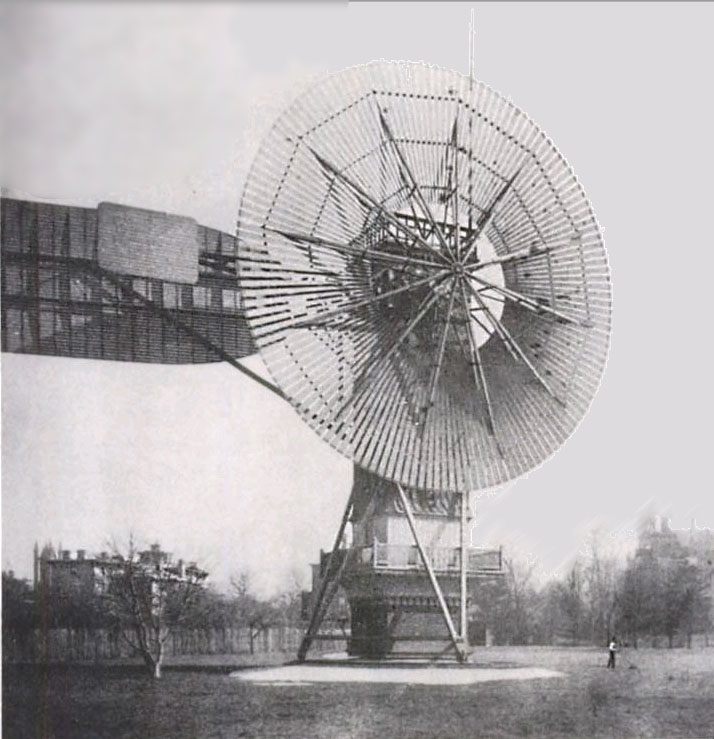 Wind turbine 1888 Charles Brush