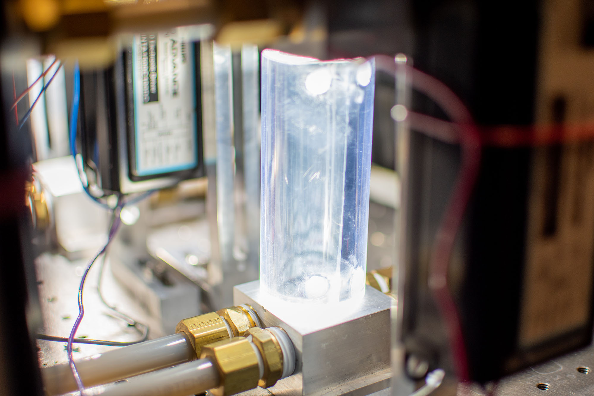 Solar Cell subjected to intense white light