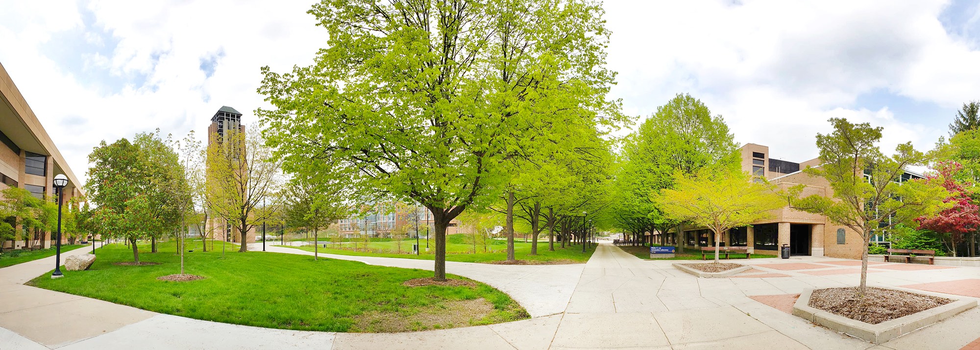 North Campus in spring