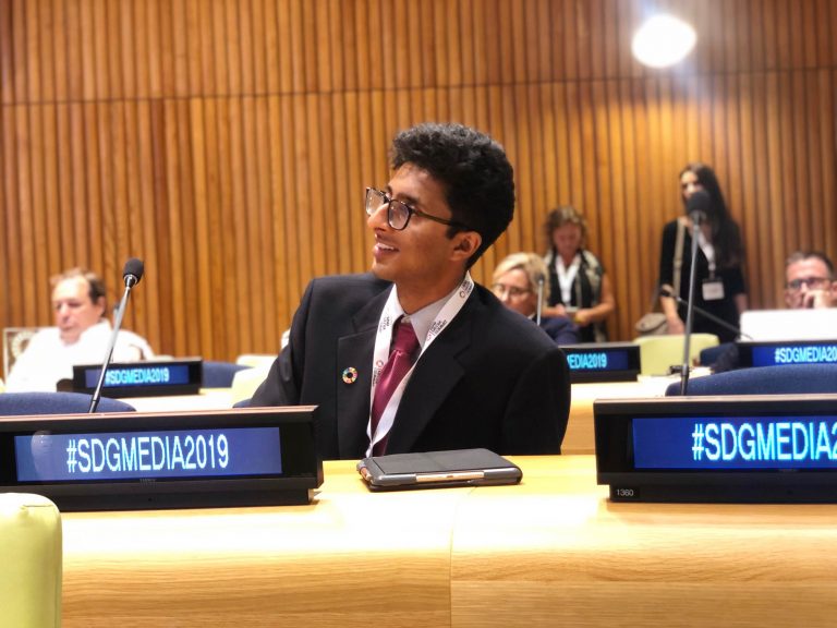 Amulya Parmar at UN