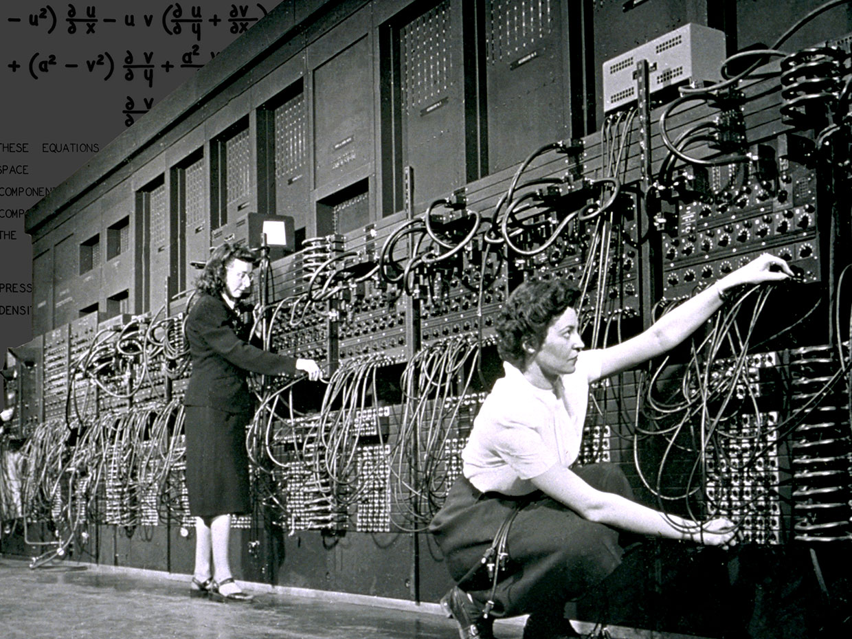 women programming the ENIAC