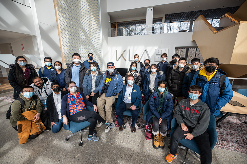 group photo at KLA headquarters