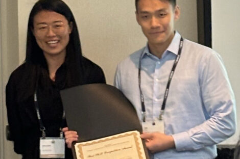 Yan Long receives dissertation award in the area of hardware security