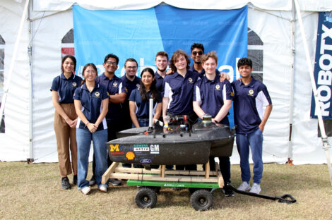 UM::Autonomy’s Phoenix navigates into a fourth place finish at the 2024 RoboBoat competition