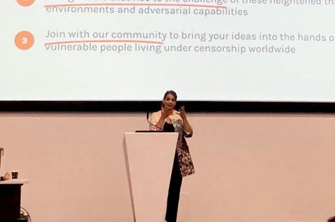 Roya Ensafi delivers keynote at PETS 2024