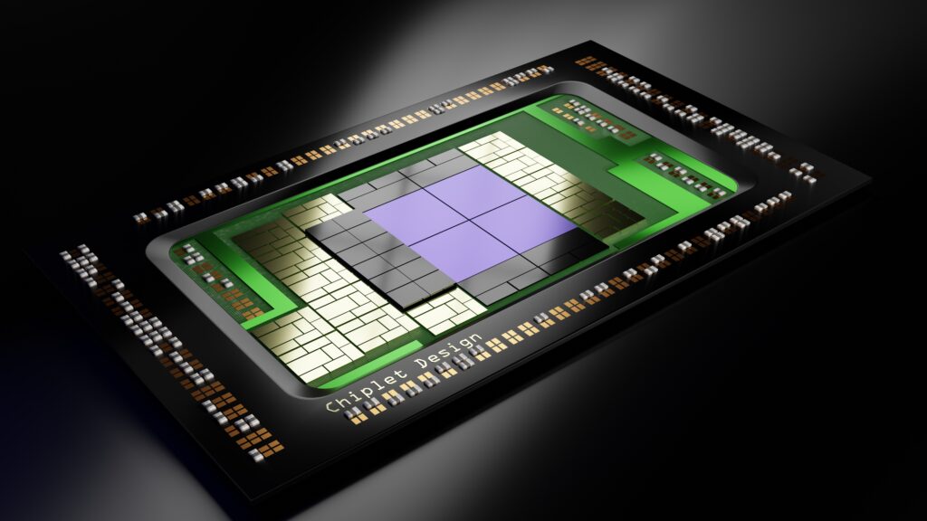 A rectangle diagram with squares of gold, silver, purple, green, and black interwoven.